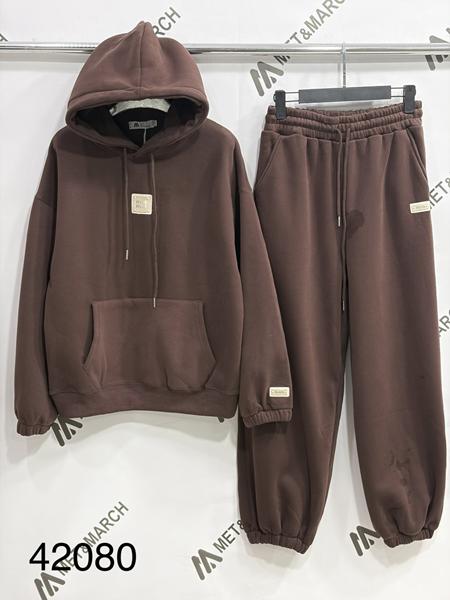 Костюм спорт Met&March (S-L) 42080 brown (зима)
