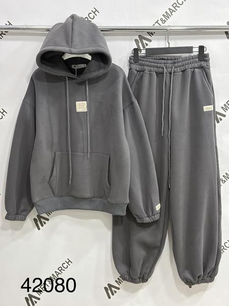 Костюм спорт Met&March (S-L) 42080 d.grey (зима)