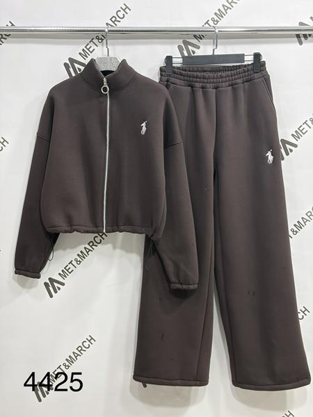 Костюм спорт Met&March (S-M) 4425 brown (зима)