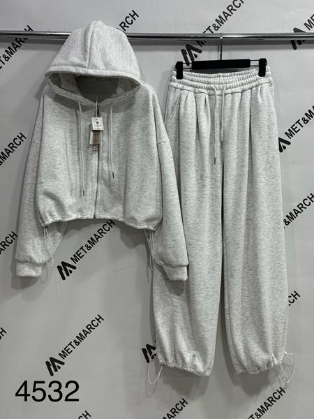 Костюм спорт Met&March (S-L) 4532 grey (зима)