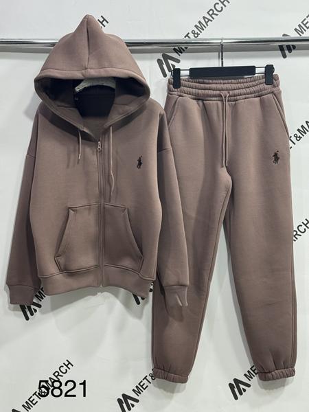 Штаны спорт Met&March (M-XL) 5821 l.brown (зима)