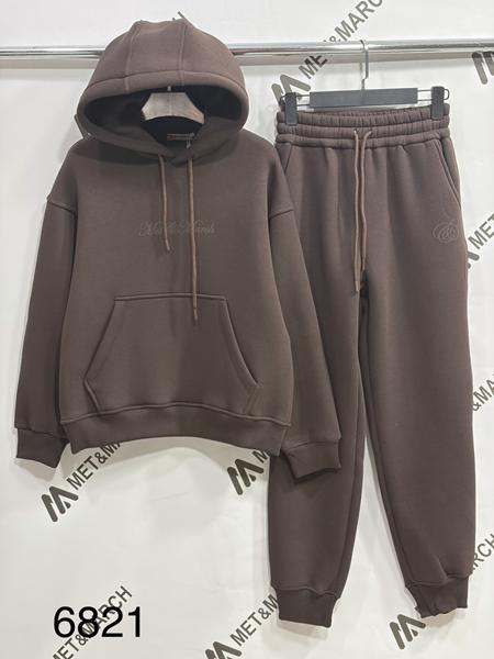 Костюм спорт Met&March (S-L) 6821 brown (зима)