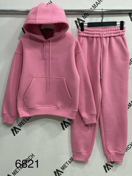 Костюм спорт Met&March (S-L) 6821 pink (зима)