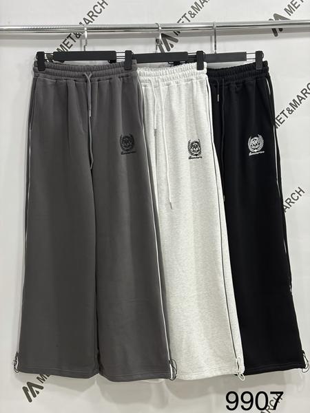 Штаны спорт Met&March (S-L) 9907 d.grey (зима)