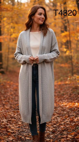 Кардиган Met&March (one size) T4320 grey (деми)