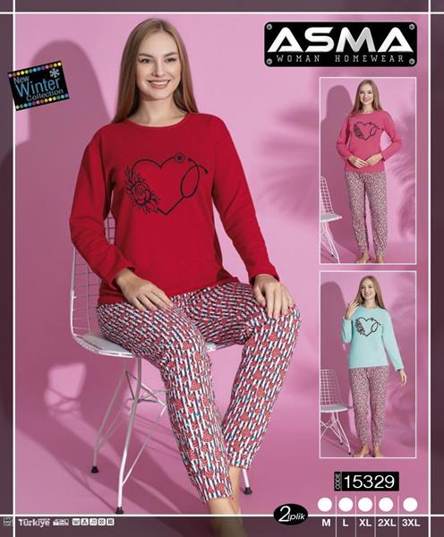 Пижама HomeWear (M-3XL) 15329 mix (зима)