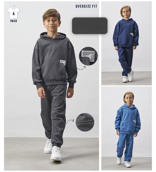 Костюм спорт Baby Boom (6-9) 1038 grey (зима)