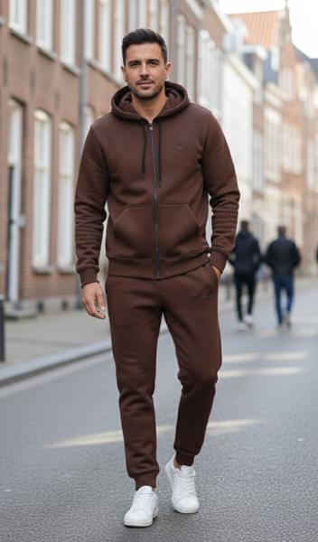 Костюм спорт Delviago (46-54) DL575 brown (зима)