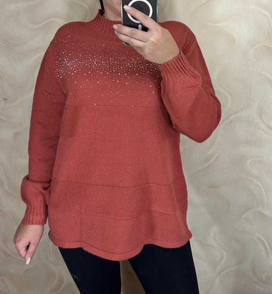 Свитер LeVisha (50-56) 24070 terrakot (зима)