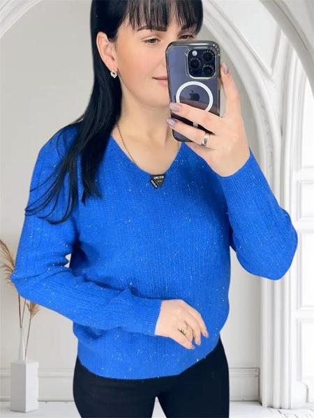 Свитер LeVisha (46-50) 25416 blue (зима)