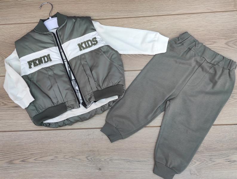 Костюм Emir kids (0.9-2) 504 khaki (деми)