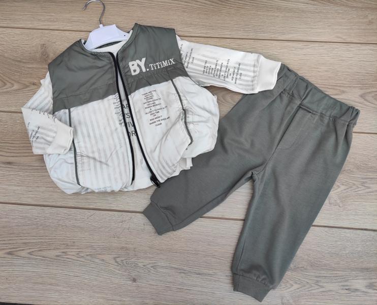 Костюм Emir kids (0.9-2) 507 khaki (деми)