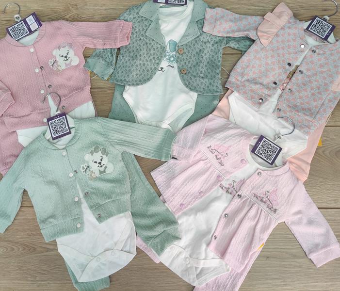 Костюм Emir kids (0.3-0.9) 785 green листья (деми)