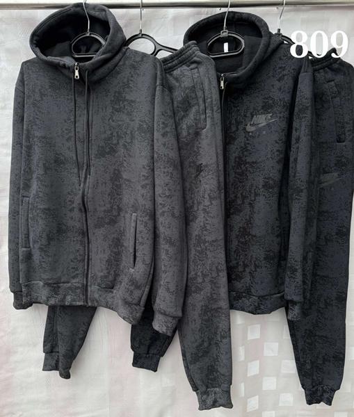 Костюм спорт Shon (46-54) S1946 black (зима)