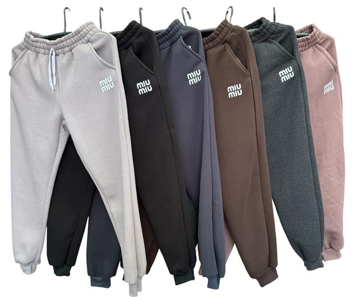 Штаны спорт Ayden (52-60) AD1422 d.beige (зима)