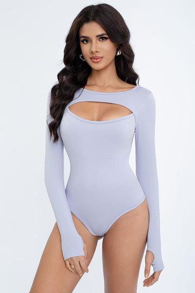 Боди Modnulya (S-XL) MD249 grey (деми)