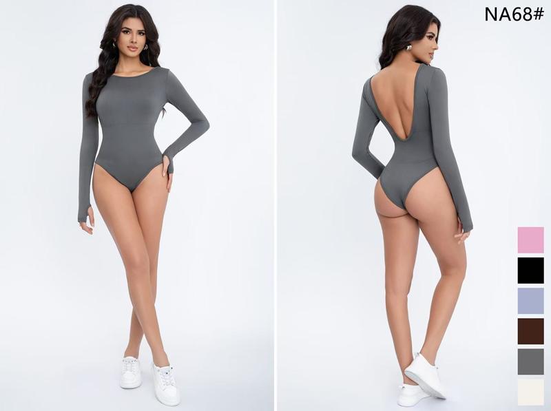 Боди Modnulya (S-XL) NA68 brown (деми)