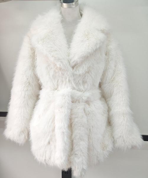 Шуба Modnulya (S-L) 812 white (зима)