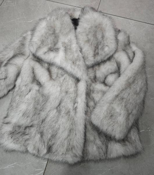 Шуба Modnulya (S-L) 836 grey (зима)