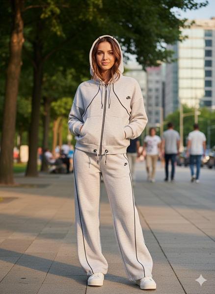 Костюм спорт Newe (S-L) N3057 beige (зима)