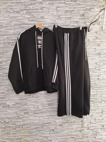 Костюм спорт Newe (XL-3XL) NW764 black (зима)