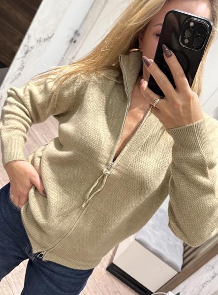 Кофта Lora (42-46) LR862 beige (зима)