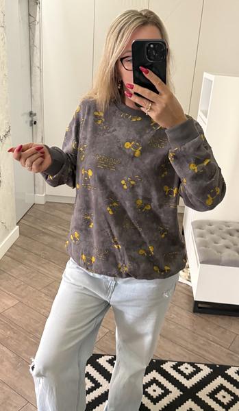 Свитер Lora (one size) LR901 brown (зима)