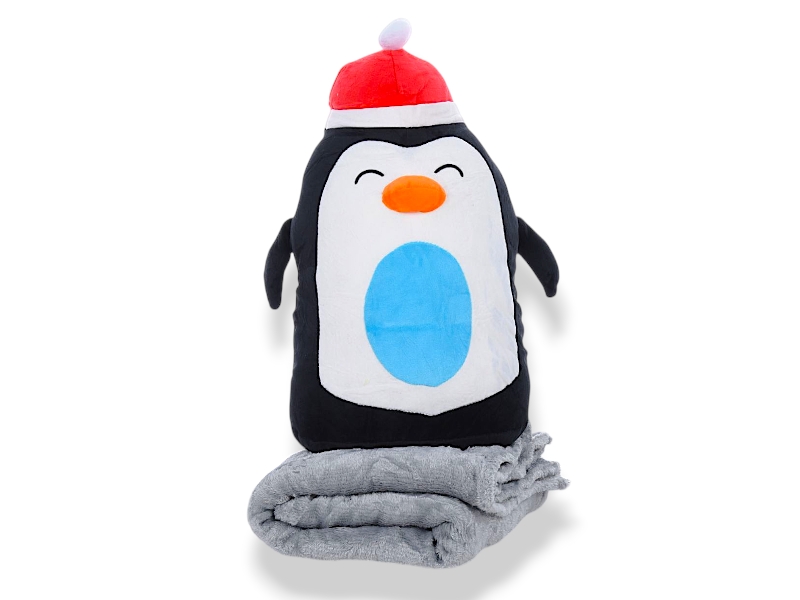 Плед Obuv OK2 (120*160) 72-5, Пінгвін 45х25, плед 160х120 (деми)