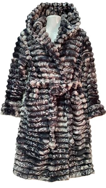 Халат Cotpark (M-2XL) C15 grey (зима)