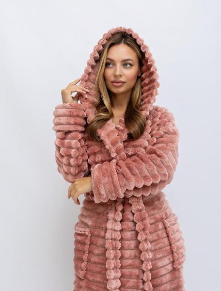 Халат Cotpark (XL-4XL) C3 pink (зима)