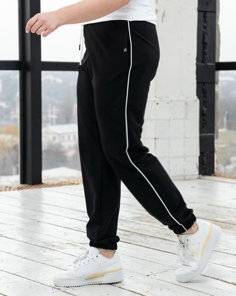 Штаны спорт AZNA (XL-4XL) БЗ54 black (зима)