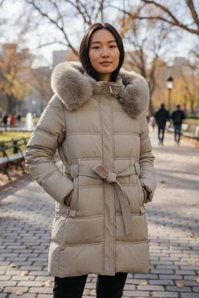 Куртка DKNSEL (46-56) 76716 beige (зима)