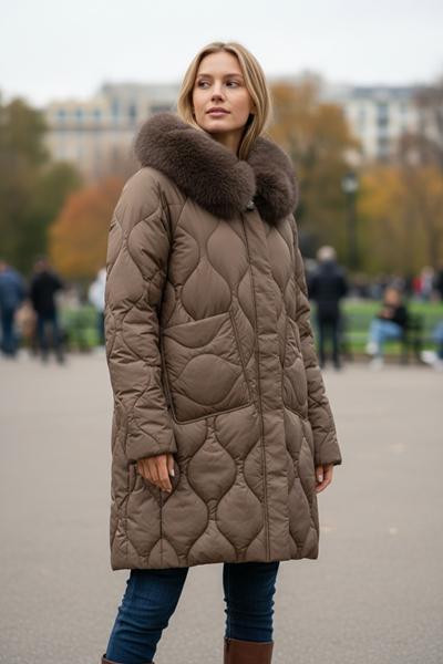 Куртка DKNSEL (46-56) 76725 brown (зима)