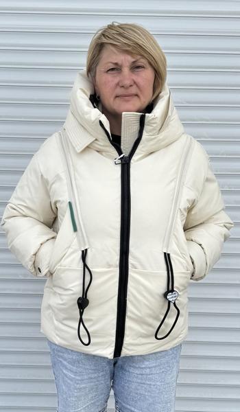 Куртка DKNSEL (42-50) 057 milk (зима)