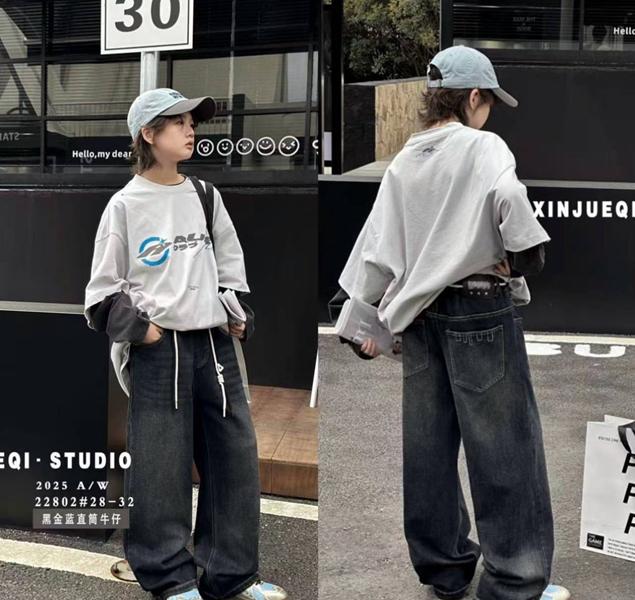 Джинсы SunnyTot (28-32) 22802 black (деми)