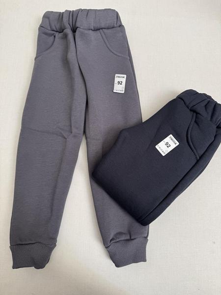 Штаны спорт Miki Maki (92-104) MM592 grey (зима)