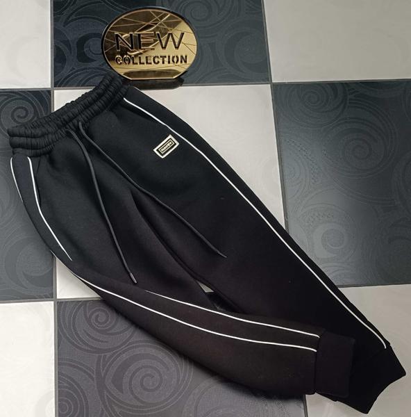 Штаны спорт Miki Maki (134-158) MM612 black (зима)