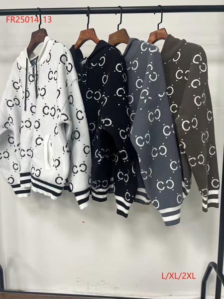 Кофта спорт Saint Wish (L-2XL) 25014-13 black (зима)