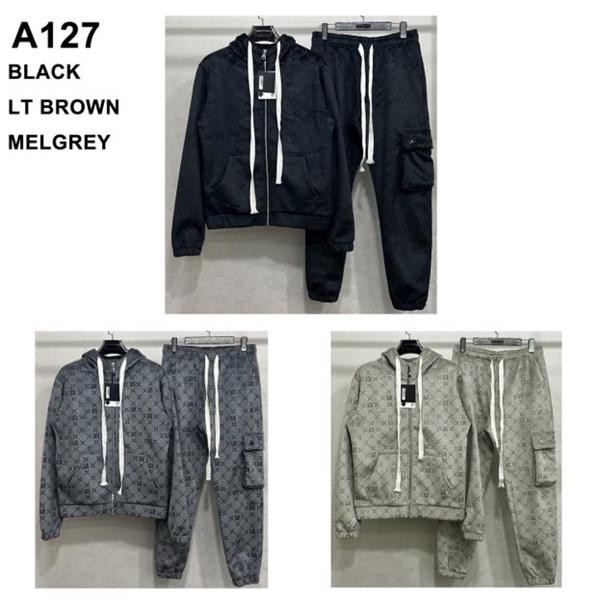 Костюм спорт Ale-Ate (M-3XL) A127 grey (зима)