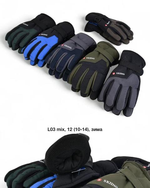 Перчатки Descarrilado (10-14) L03 mix (зима)