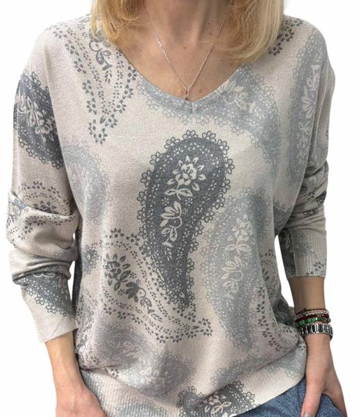 Свитер LeVisha (46-52) 25240 beige (деми)