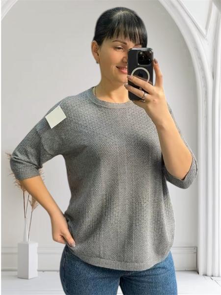 Американка LeVisha (50-56) 25243 grey (деми)