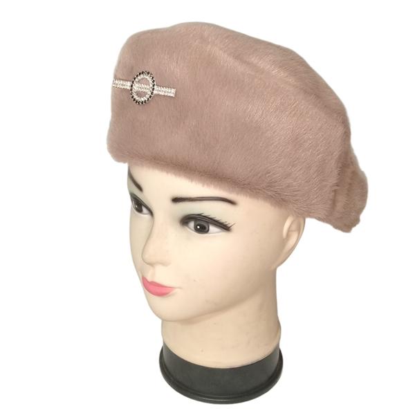 Шапка Mabi (56-60) 0599 beige (зима)