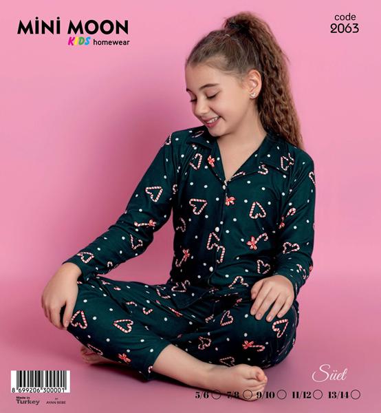 Пижама Disneyopt kids (5-14) 2063 green (зима)