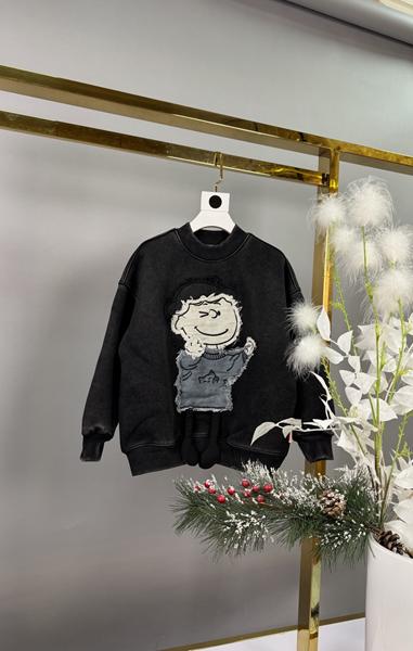 Свитер Delfinka (120-160) 809 black (зима)