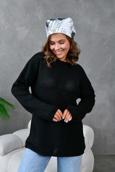 Свитер Karon (42-46) 8171 black (зима)
