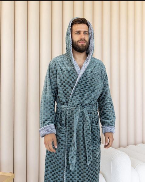 Халат Estima (XL-4XL) E1 grey (зима)