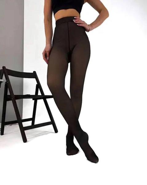 Колготы Kosta (L-4XL) 9110-3 black (зима)