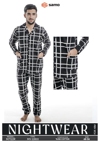 Пижама Samo (48-56) 7122 black (деми)
