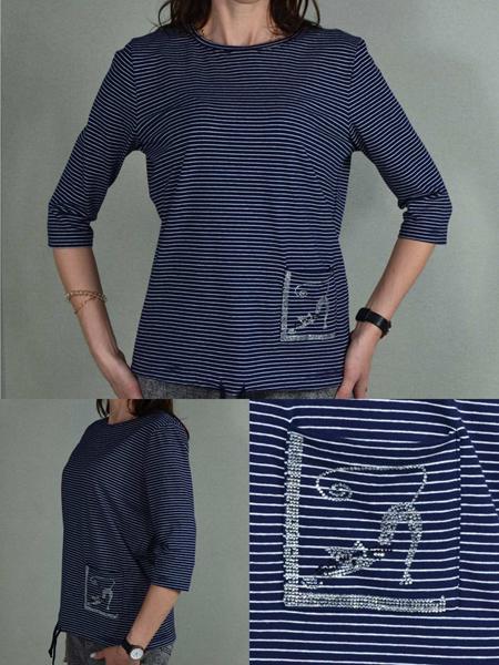 Свитер Samo (48-56) SO171 navy (деми)